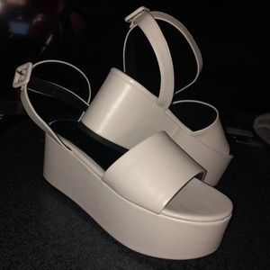 White platforms